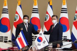 Costa Rica, Surcorea, presidente, ALvarado, visita