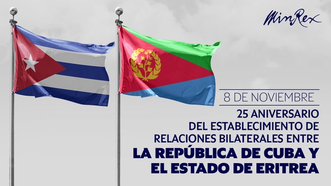 Cuba Eritrea - 25th anniversary of bilateral ties