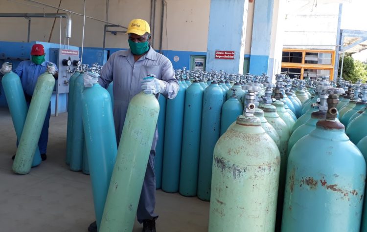 Cuba, oxígeno, medicinal, producción