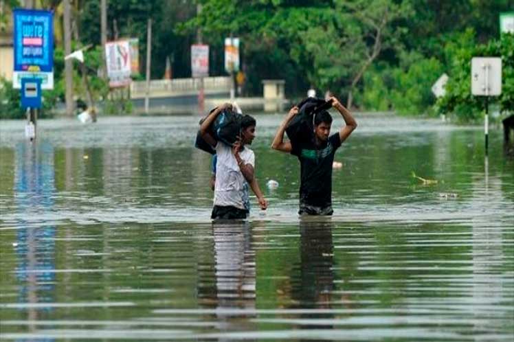 Sri Lanka, lluvias, muertos
