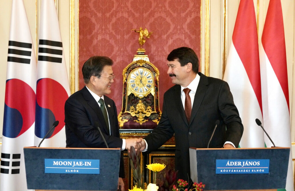 Surcorea, Hungría, presidentes, relaciones