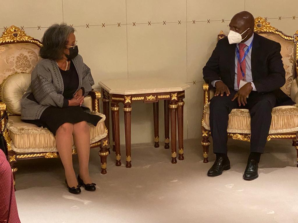 Angolan, Ethiopian presidents meet in Luanda