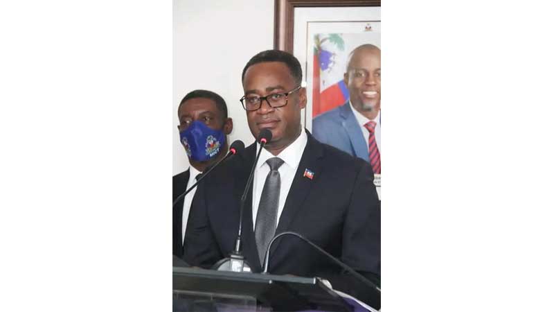 Haitian Justice minister, Berto Dorce