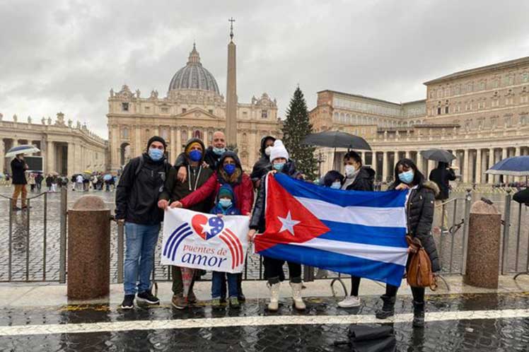 "A path of love" Italy Cuba
