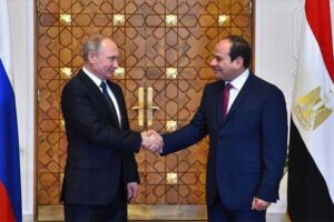 Presidents of Egypt and Russia