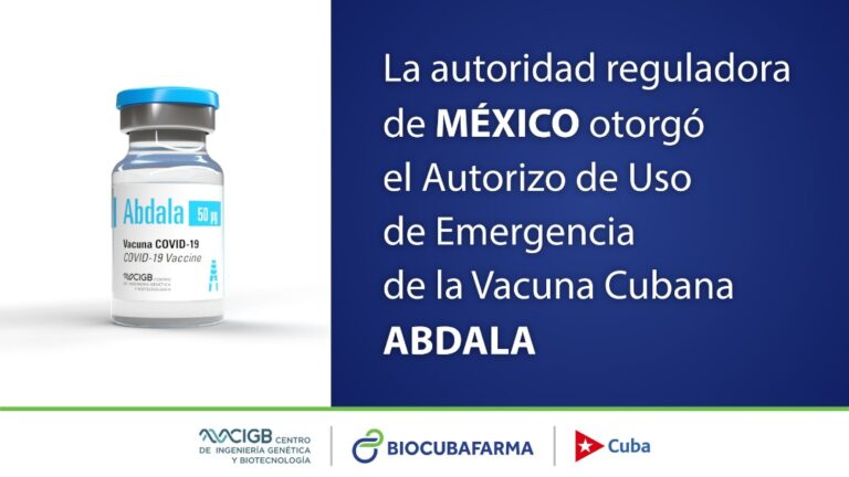 Diaz Canel, México, vacuna, abdala