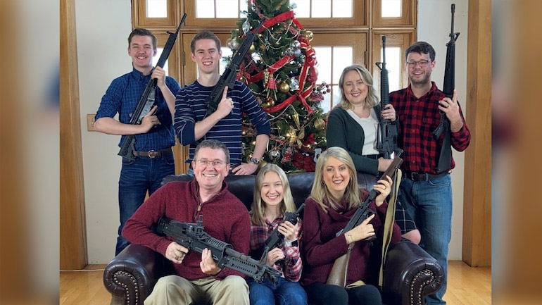 EEUU, congresista, regalo, navidad, armas