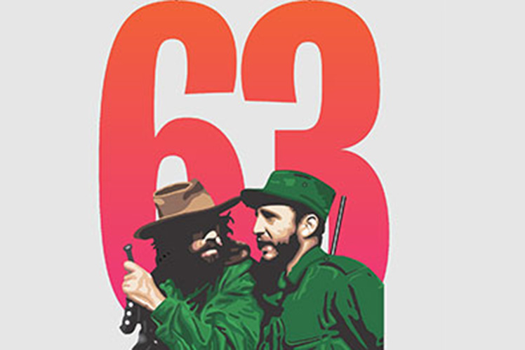 63rd anniversary of the triumph of the Revolution