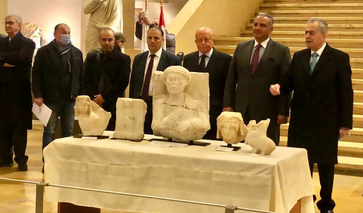 syria-recovers-five-archaeological-pieces-smuggled-from-palmira