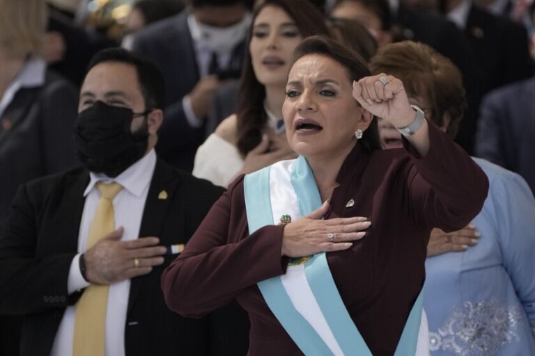 President of Honduras details her refoundation proposal