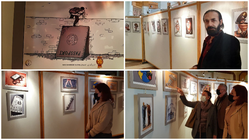 Artists from 73 countries participate in Cartoon Exhibition in Syria