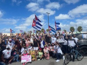 EEUU, Seattle, caravana, bloqueo, Cuba