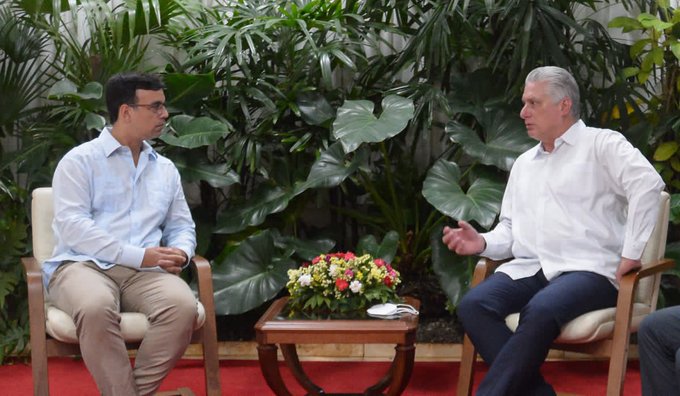 Cuba, Días Canel, ARgentina, colaboración