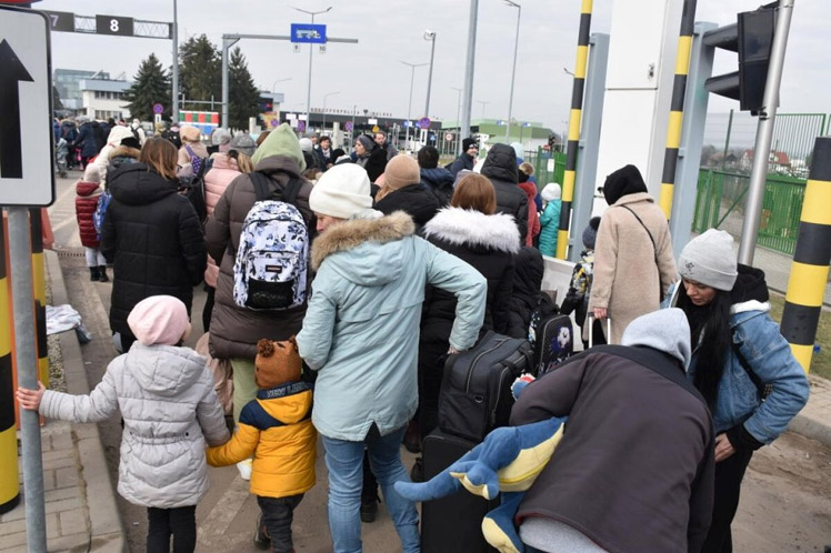 Polonia, refugiados, ucranianos, arribo