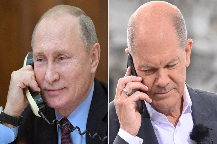Putin, Scholz, conversaciones