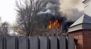 Fire in Russian military institute extincted
