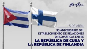 Cuba, Finlandia, relaciones, aniversario