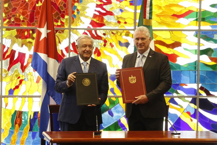 Cuba, México, Díaz-Canel, López Obrador, declración, acuerdo