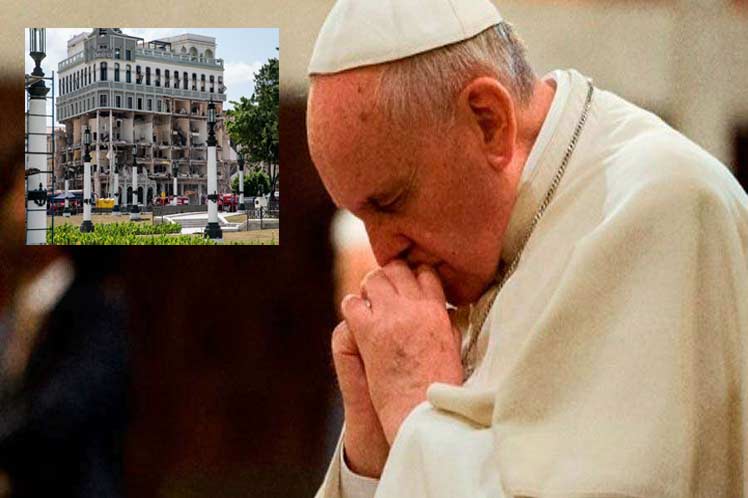 papa Francico, Cuba, solidaridad, accidente, Hotel Saratoga