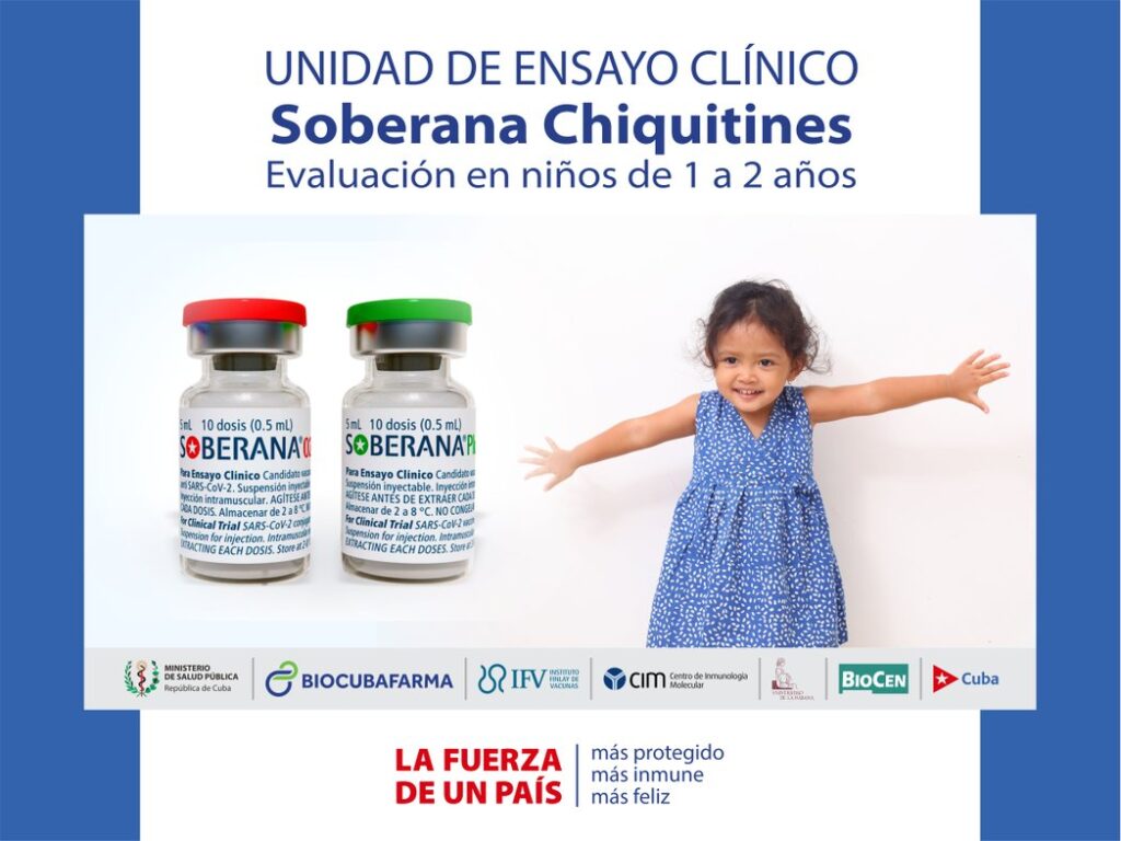 Cuba to vaccinate against SARS-CoV-2 children under two years of age