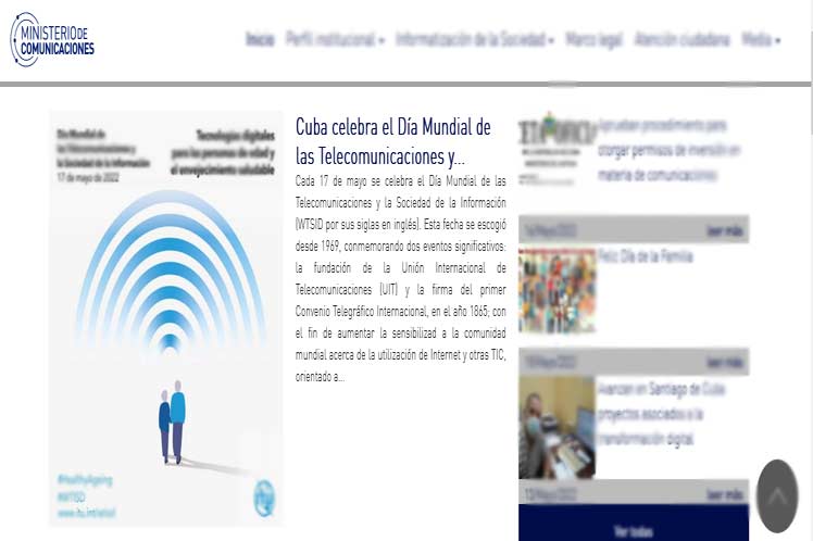 Cuba celebrates Telecommunications Day with ICTs development