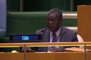 Cuba, ONU, denuncia, bloqueo