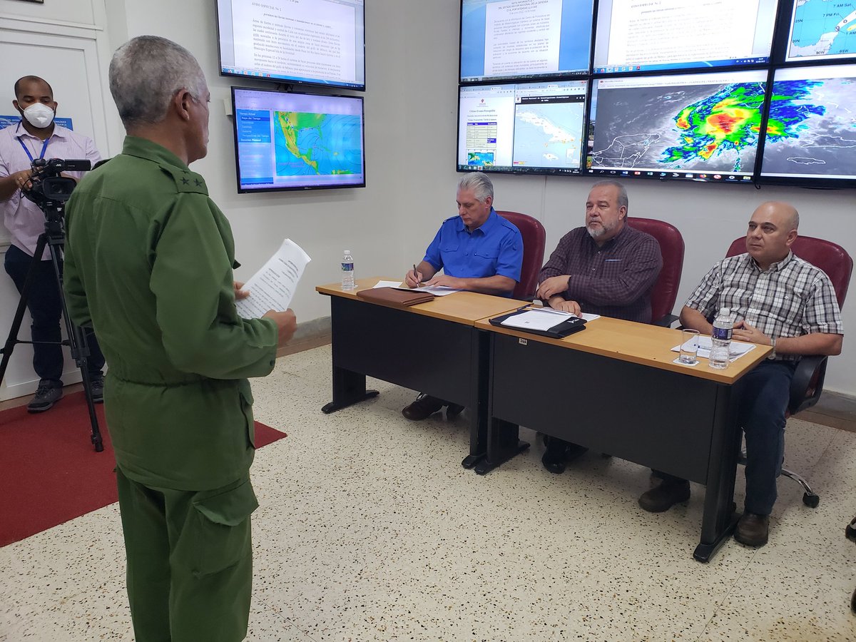 Cuba, D'iaz-Canel, lluvias