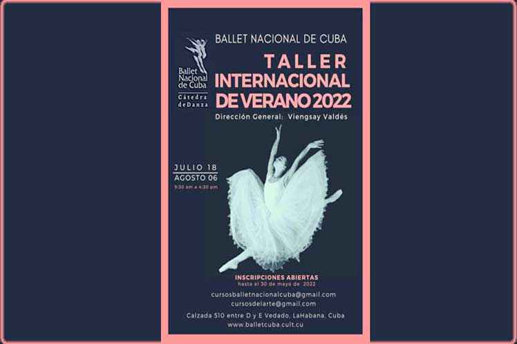 Int'l Summer Workshop of National Ballet of Cuba begins