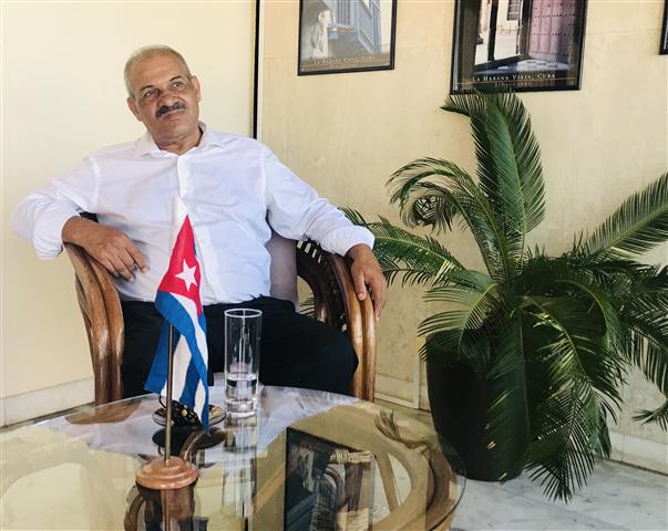 Cuba, símbolo, palestino, graduado, solidaridad