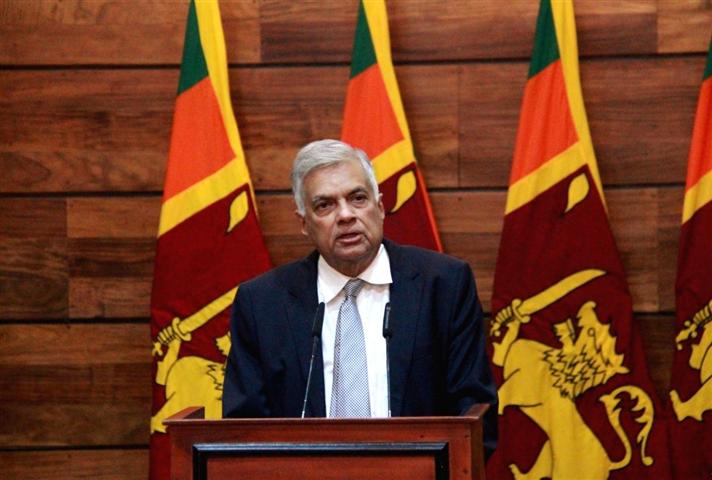 Sri Lanka, presidente, Ranil, juramentación