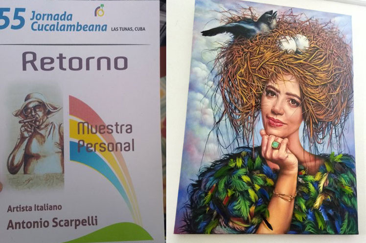 Italian artist exhibits at Cucalambeana Day in Cuba - Vimarsana News