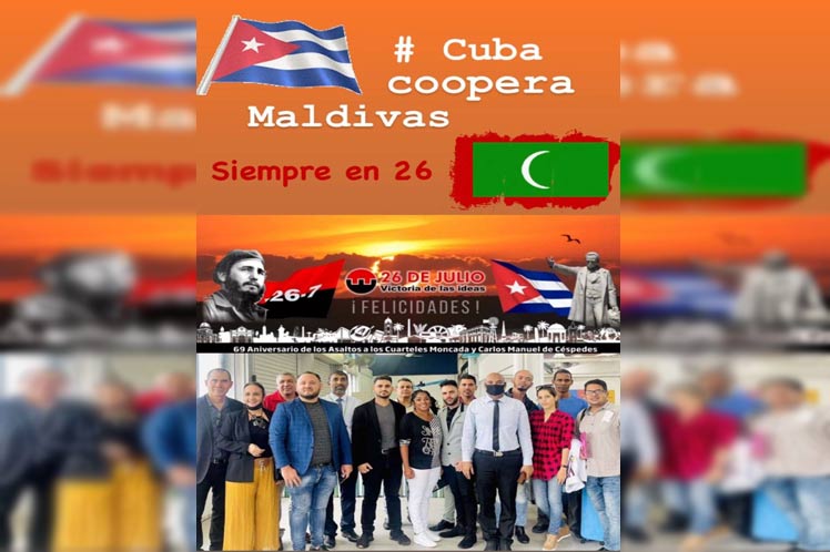 Cuba, Maldivas, brigada, médica, 26 de julio