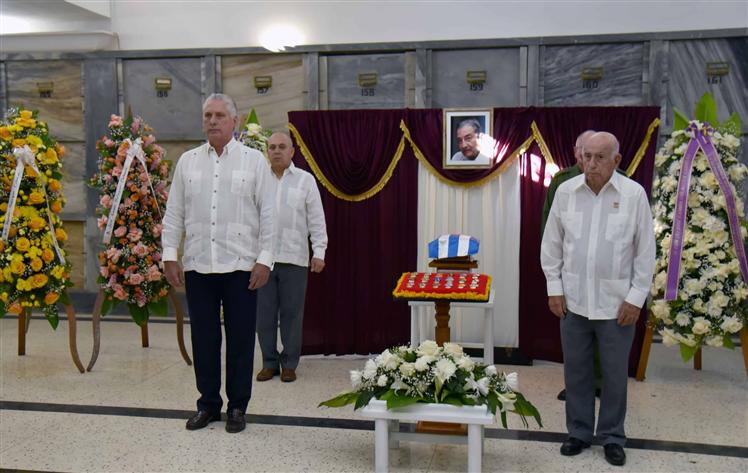 Cuba Díaz-CAnel, homenaje, José Ramón Balaguer