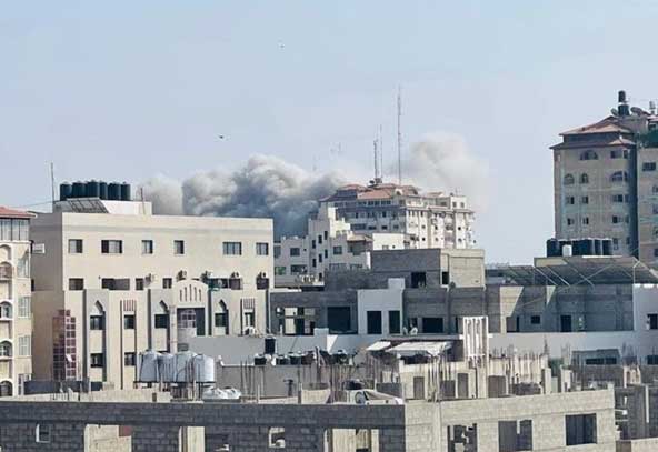 Israel-bombardeo