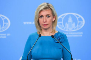 Russian Foreign Ministry Spokeswoman Maria Zakharova gives press briefing