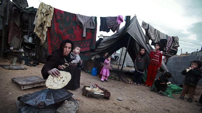 Palestinos-pobreza Libano