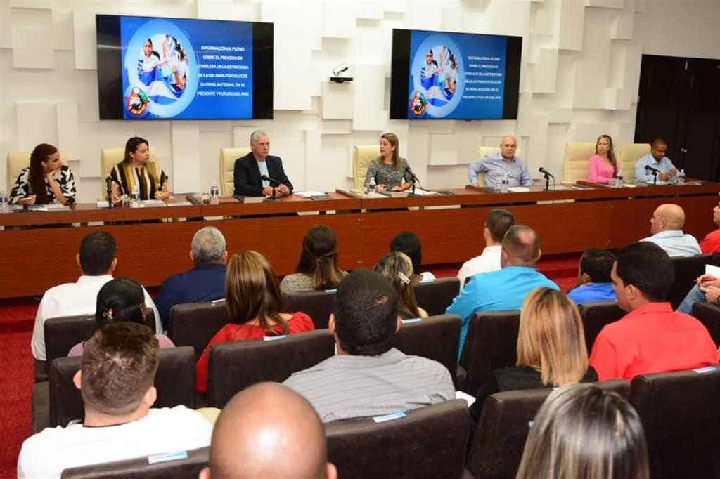 Pleno Extraordinario del Comité Nacional UJC Diaz Canel