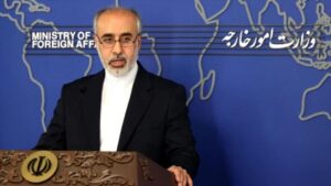 portavoz de la Cancillería iraní, Naser Kanani