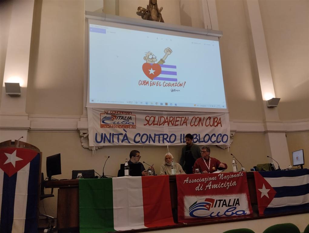 Italia: Congresso ANAIC condanna il blocco Usa di Cuba (+ foto)