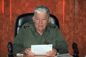 CUBA-LA HABANA-PRESIDEN LAZO Y PARDO GUERRA REUNIÓN DEL CONSEJO NACIONAL DE LA DEFENSA CIVIL