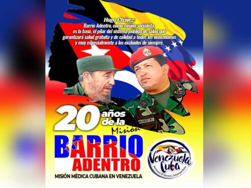 Venezuela celebra la Misión Barrio Adentro como un hito histórico