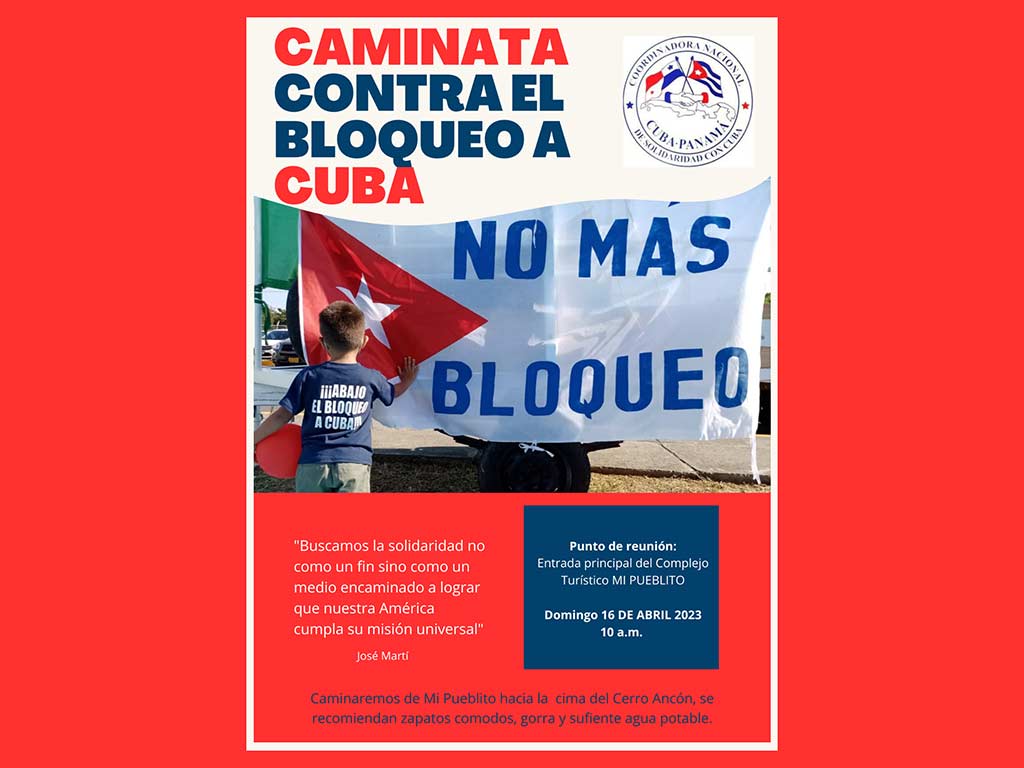 Panameños se oponen a bloqueo de EE.UU. a Cuba