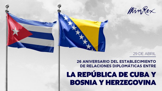 Cuba and Bosnia celebrate 26th anniversary of bilateral relations - Vimarsana News