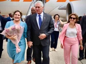 cuban-president-diaz-canel-arrives-in-brussels-for-eu-celac-summit