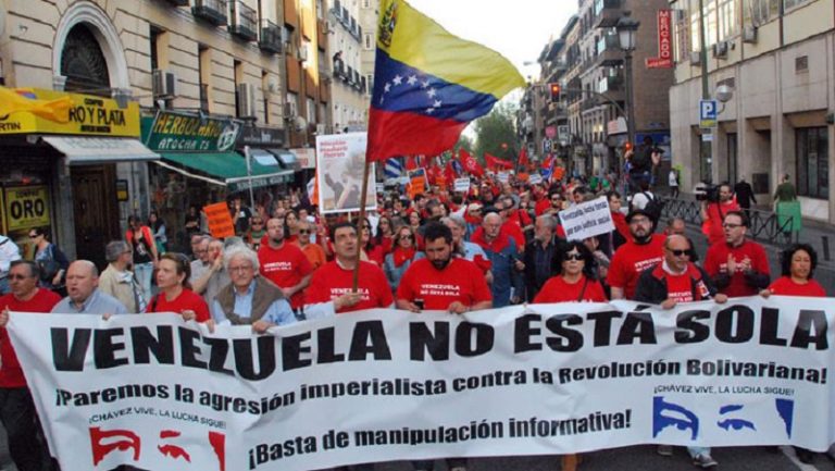 Solidarity groups in Spain reject campaign against Venezuela - Vimarsana News