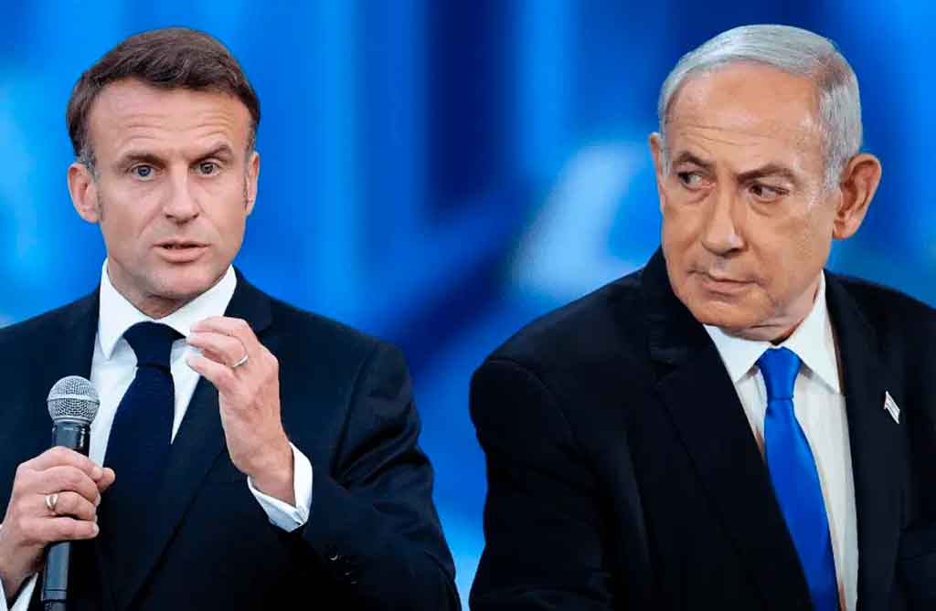 Macron and Netanyahu clash over recognition of Palestine