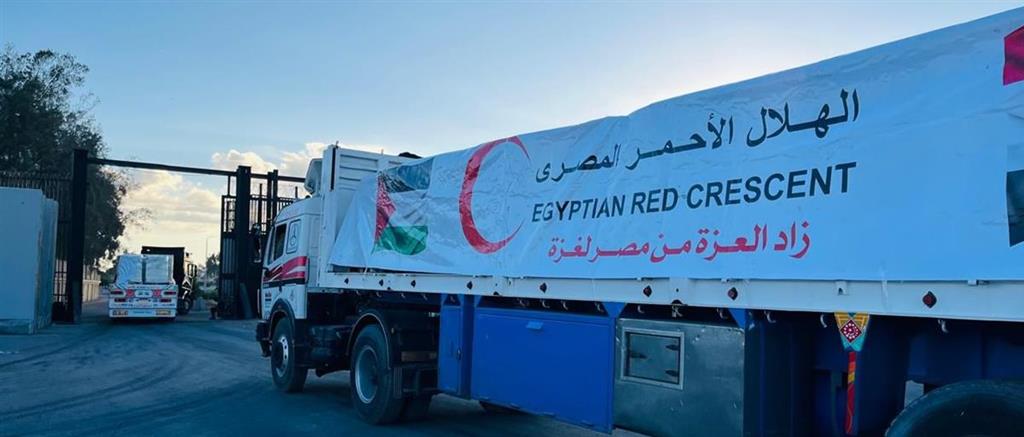 Egypt sends new aid convoy to Gaza
