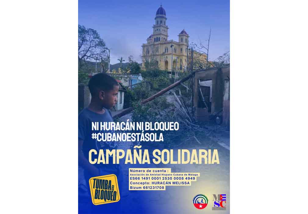 Solidarity movement in Spain mobilizes for Cuba