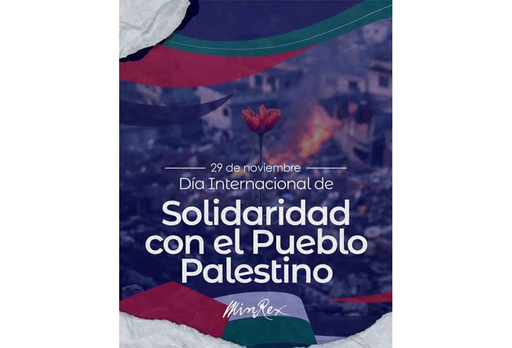 Cuba commemorates the International Day of Solidarity with Palestine