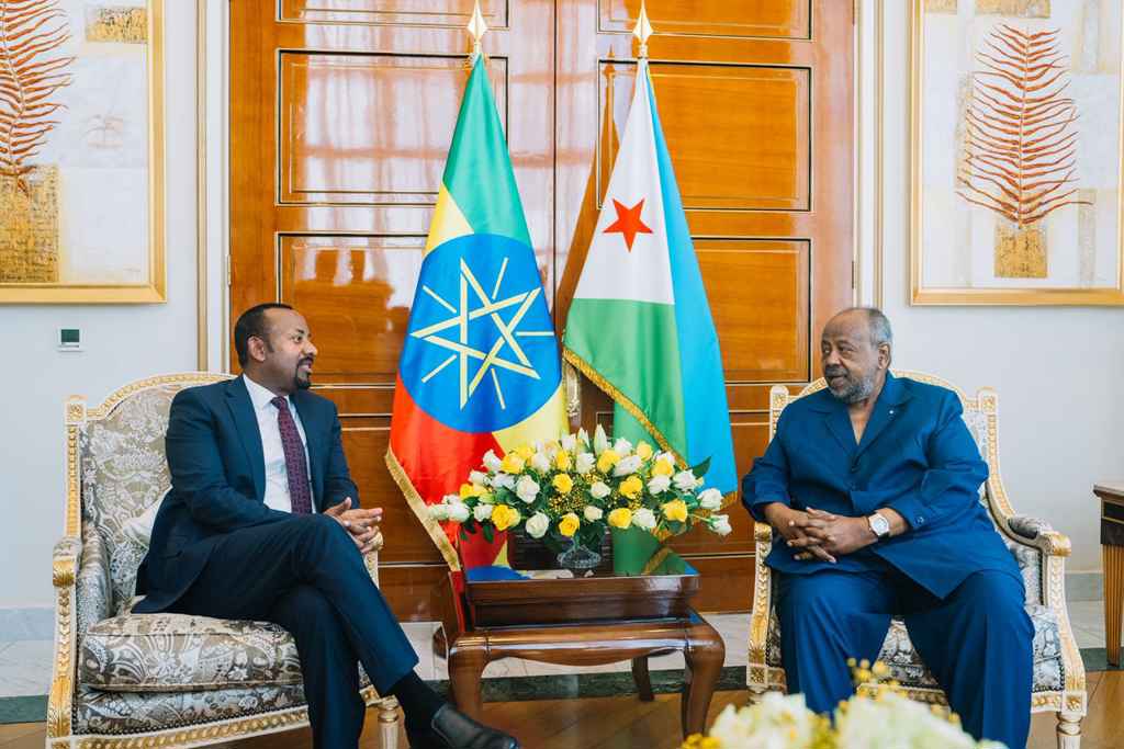 President of Djibouti received Prime Minister of Ethiopia